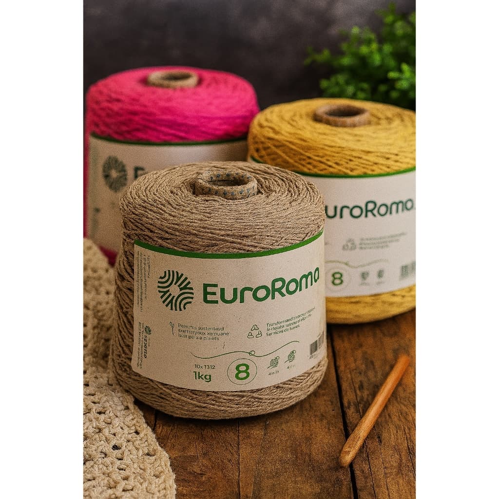 🧶 Barbante EuroRoma 1kg Fio 8 – Qualidade, Resistência e Sustentabilidade