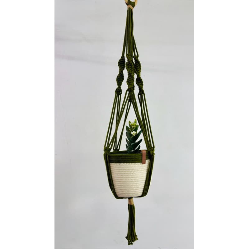 suporte de planta/macrame