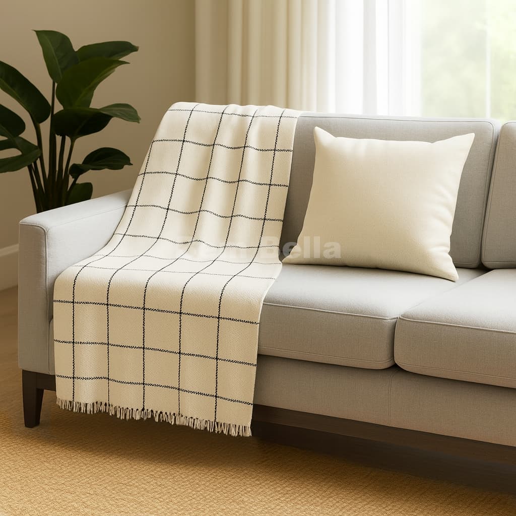 Manta Grande para Sofá, Poltrona e Cama Decorativa Tipo Capa 100% Algodão Direto da Fabrica