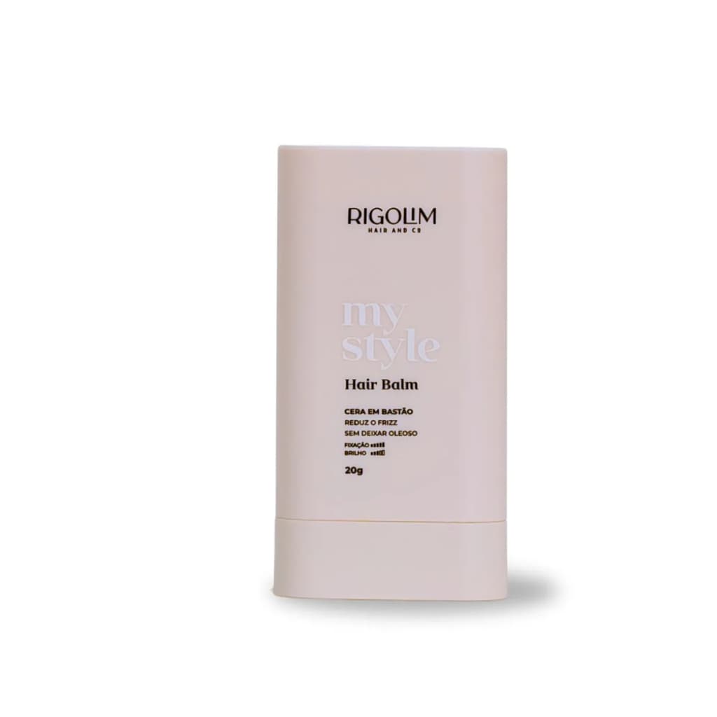 Cera Em Bastão Antifrizz Modeladora para Cabelo Hair Balm 20g Rigolim