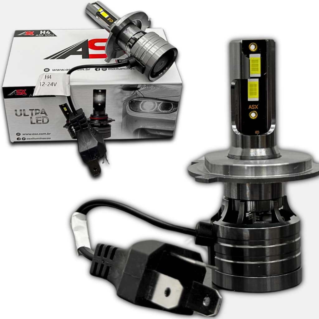 Lampada Ultra Led Asx 6000K Chip Csp Lumens Par De Led 12/24V Super Led.