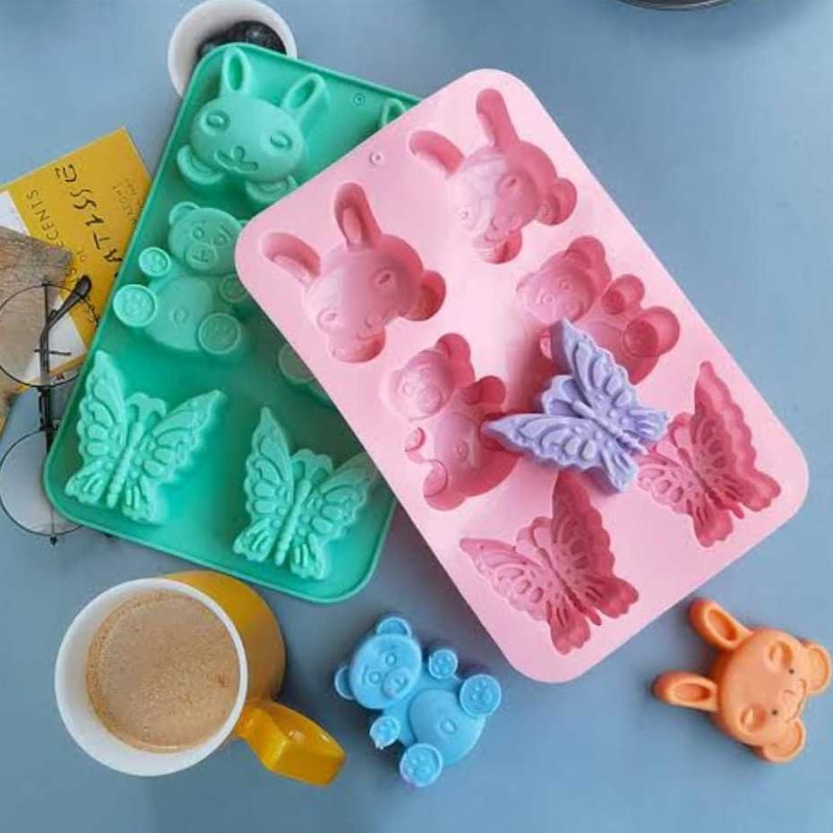Forma de silicone Molde de cupcake chocolate Sabonetes e Sobremesas