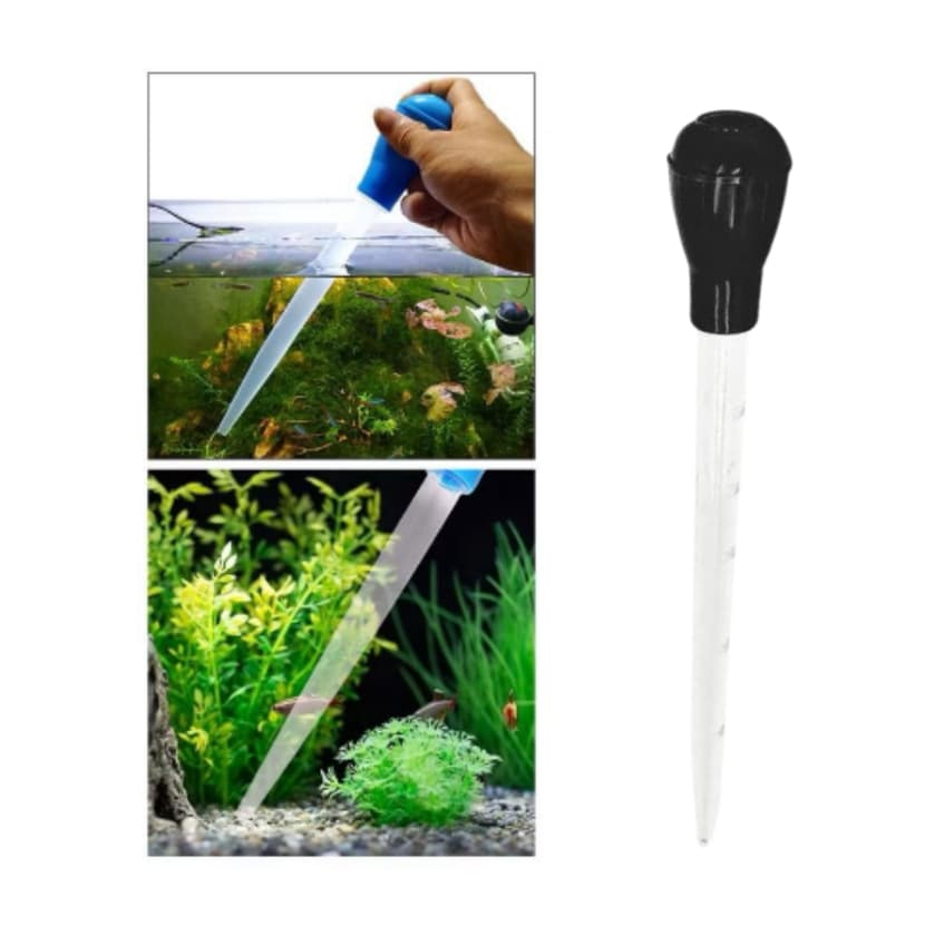 Pipeta 45cm - Ferramenta de Sucção Limpeza e Alimentador Coral para Aquário