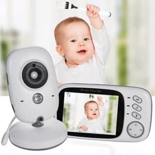 Baba Eletrônica Com Monitor Visão Noturna, Câmera c/ Audio Sensor de Temperatura