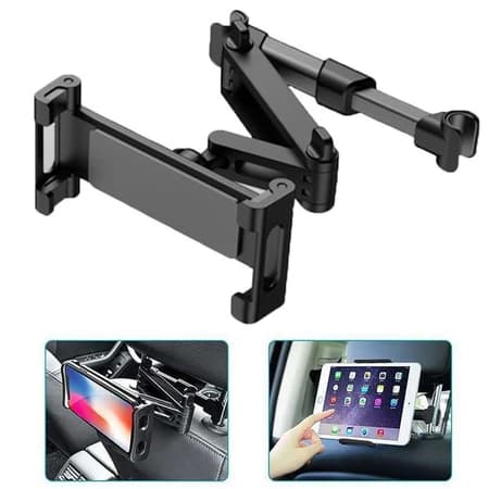 Telescópica Traseira Do Carro Travesseiro Suporte Telefone Tablet De Assento Traseiro Encosto