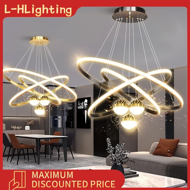 Luminária de sala de jantar com projeção de céu estrelado LED para sala de estar
