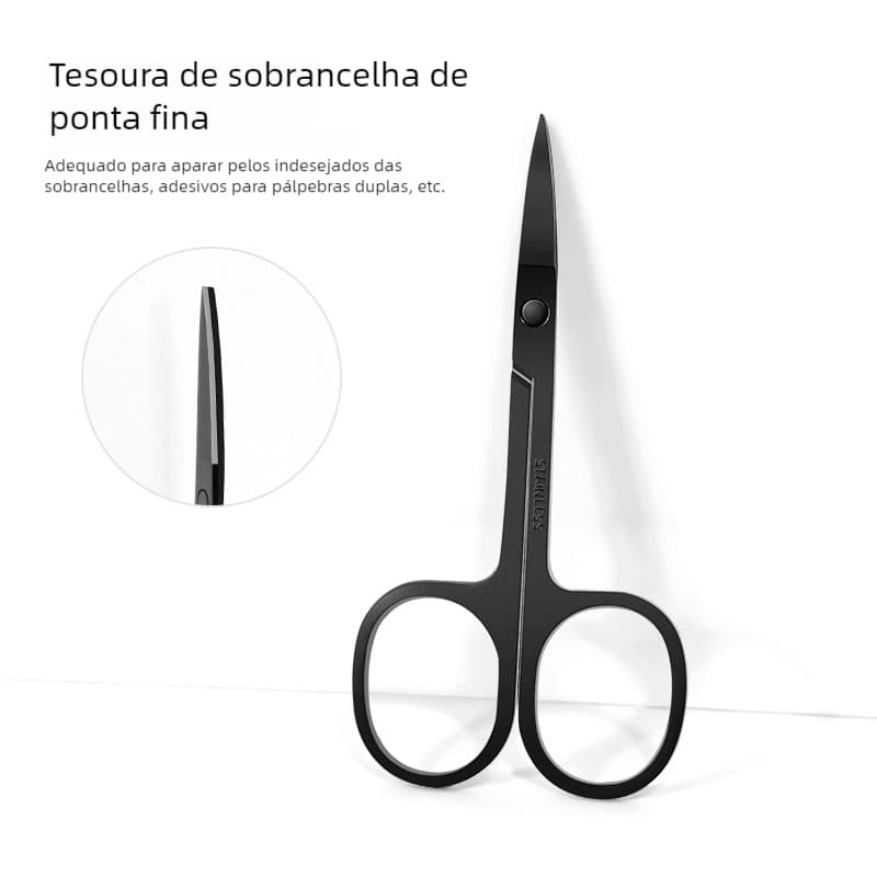 1pcs Tesoura De Aparamento De Sobrancelhas De Aço Inoxidável Beleza Doméstico Ferramentas De Maquiagem De Cabelo Do Nari