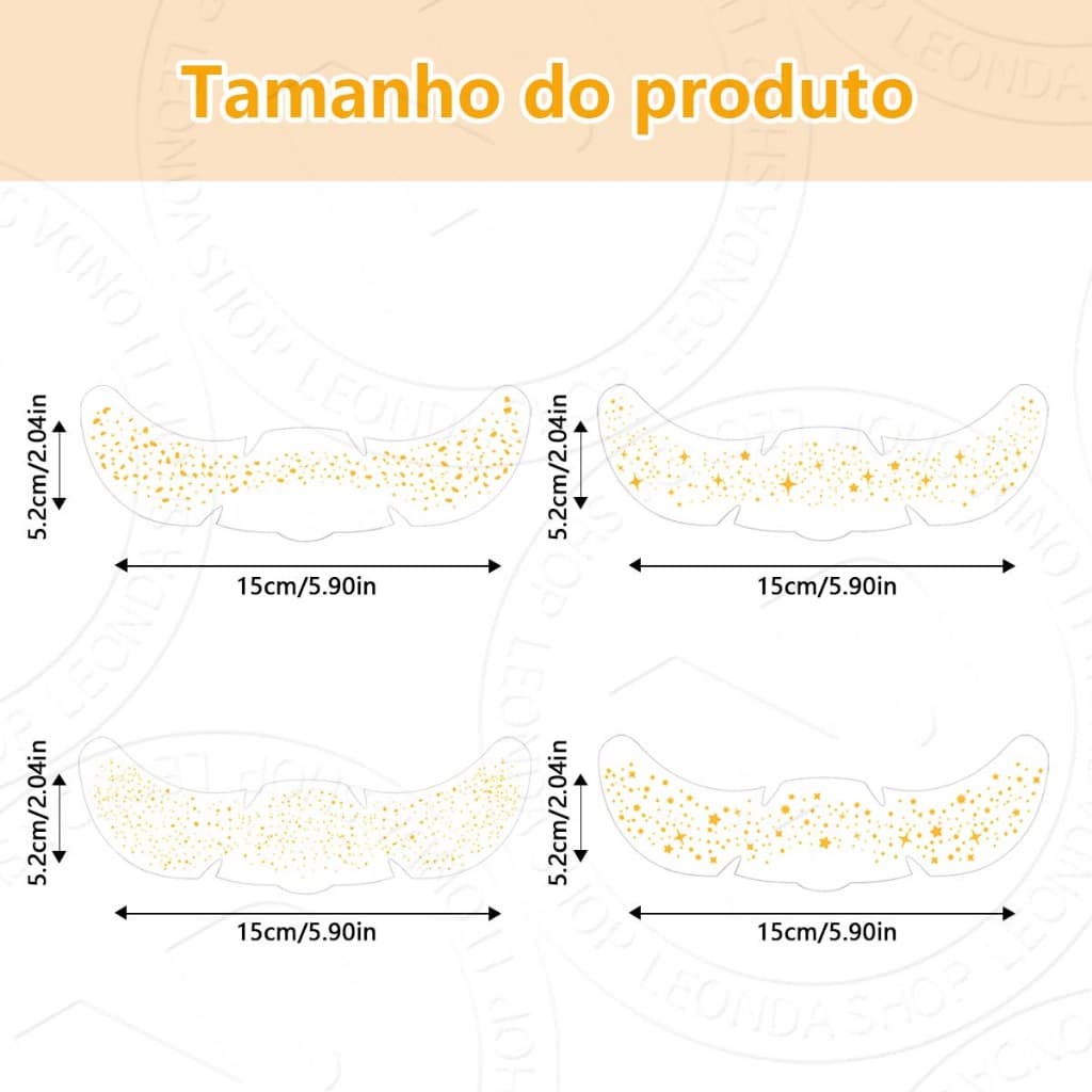 Kit 4 Adesivos de Sardas para Maquiagem - Tatuagem Adesiva Natural, Look de Pele Saudável e Realista