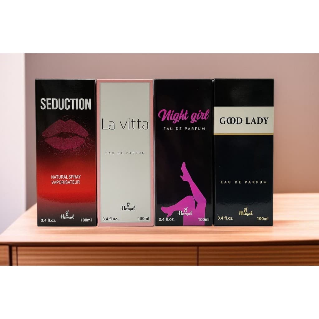 Perfume feminino kit com 04 unidades de 100ml cada