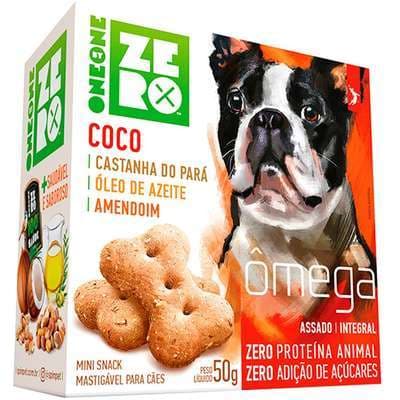 Biscoito para Cães Spin Pet Mini Snack Zero Ômega- Castanha do Pará -50 G
