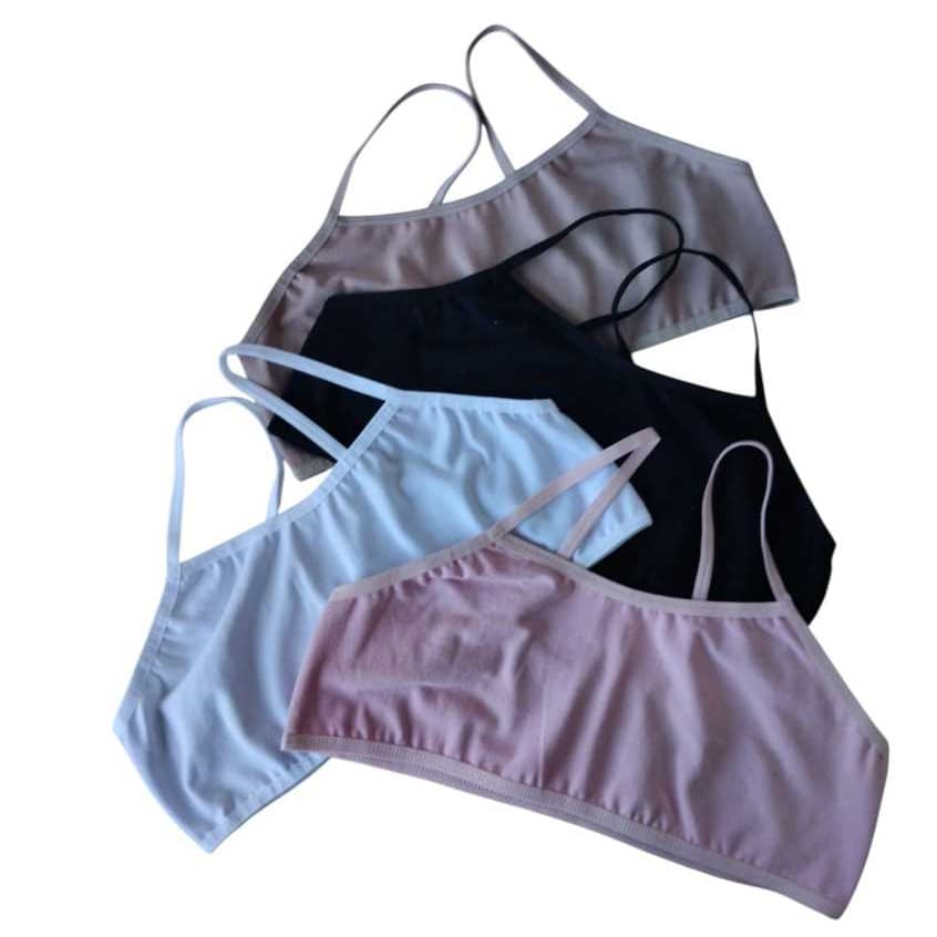 kit 6 Top Juvenil Menina Mocinha Cotton Pre adolescente(4 -16 ANOS)