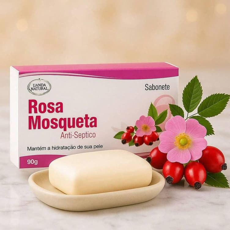 Sabonete Rosa Mosqueta – Lianda Natural | 90g