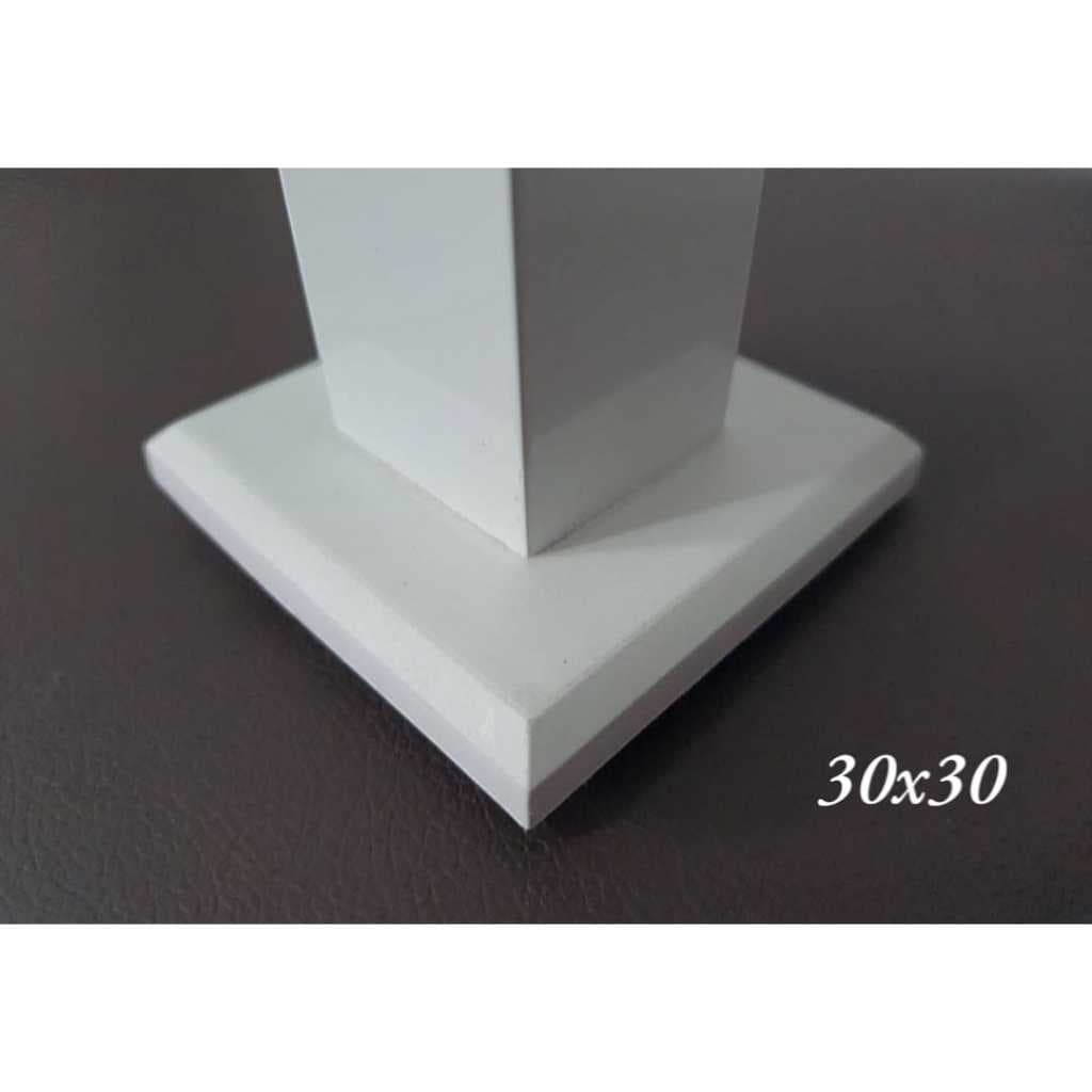 CANOPLA QUADRADA 30x30 TUBO CORRIMÃO GUARDA CORPO