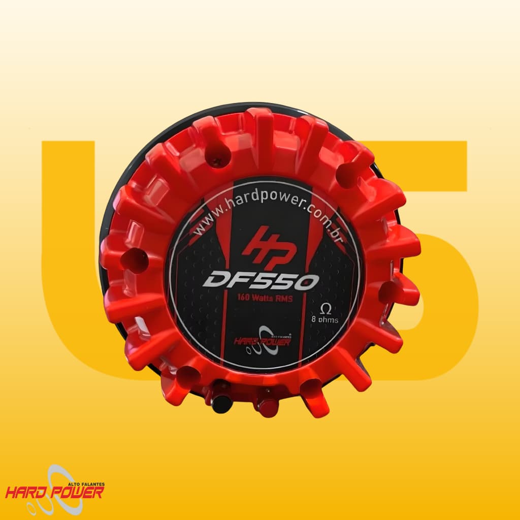 Driver Fenolico Hard Power Hp Df 550 160w Rms 8ohms Vermelho