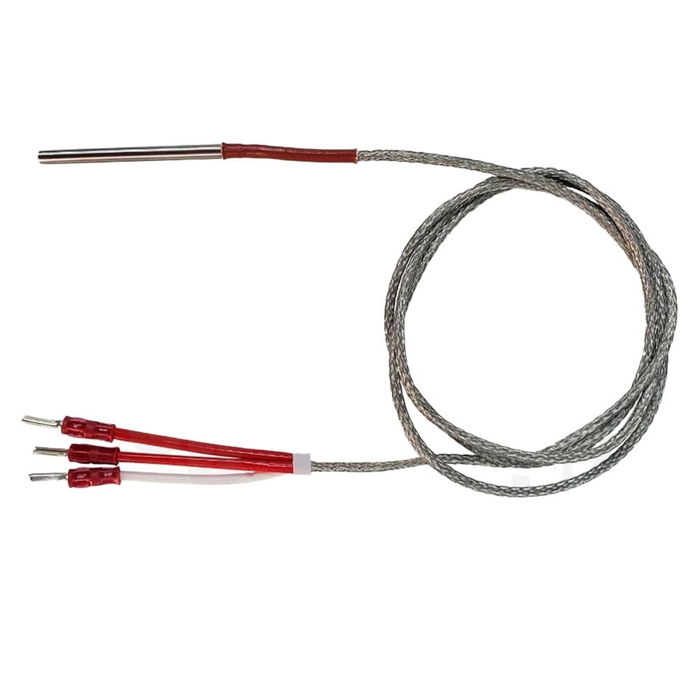 Termopar Tipo Pt100 Sensor 6mm X 50mm Cabo Malha 3mt