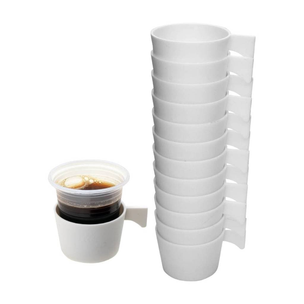 12 Suportes Porta Copo Descartável 50ml Cafezinho