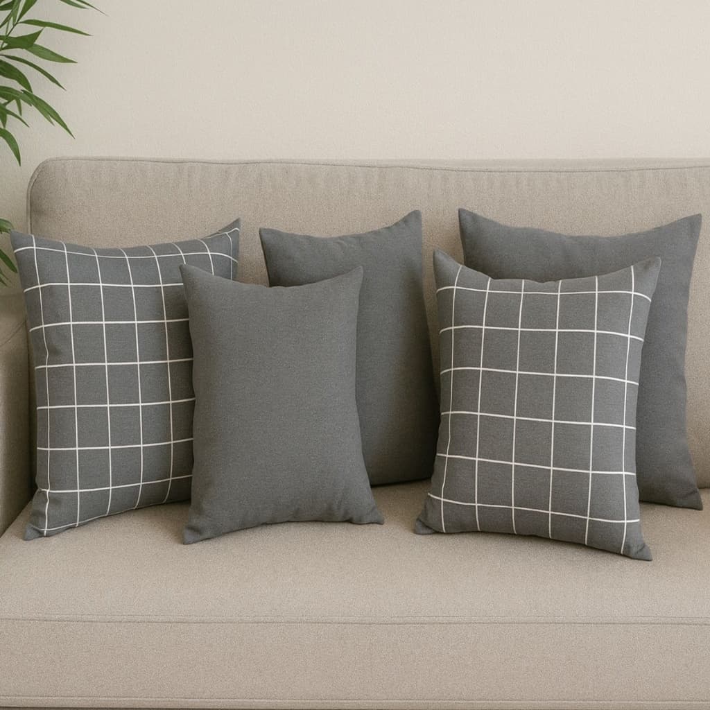 Capas de Almofadas com Zíper – Decorativas | Kits com 2 , 4 e 5 Peças
