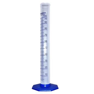 PROVETA DE PLÁSTICO GRAD. 100ML- HEXAGONAL PP