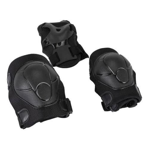 Kit de Proteção Jovem Infantil Skate Patins Bicicleta Segurança Joelheira Cotoveleira Munhequeira
