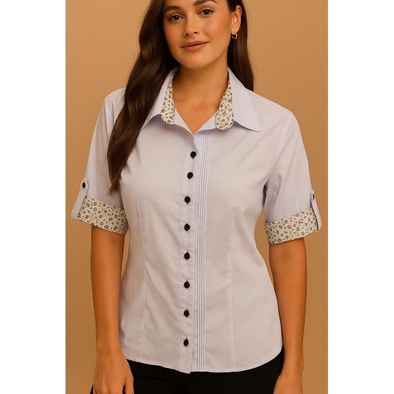 Camisete camisa Plus size (52) c/detalhes delicados linda !!!