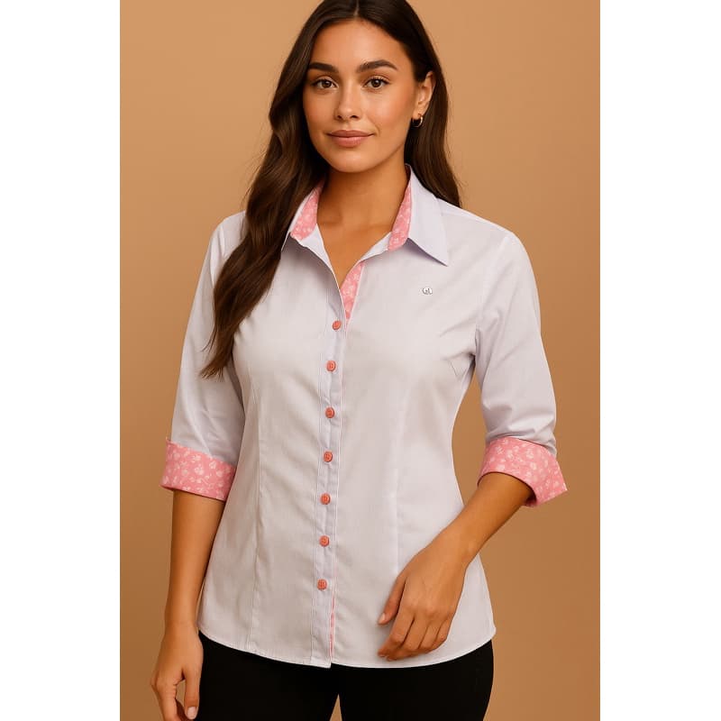 Camisete camisa c/ detalhes delicados linda!!!