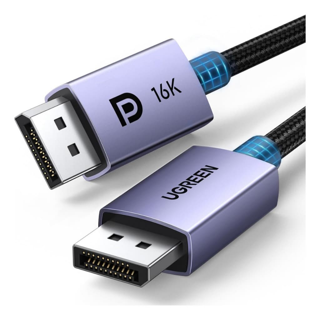 Ugreen - Cabo Displayport 2.1 16k 80gbps Certificado Vesa