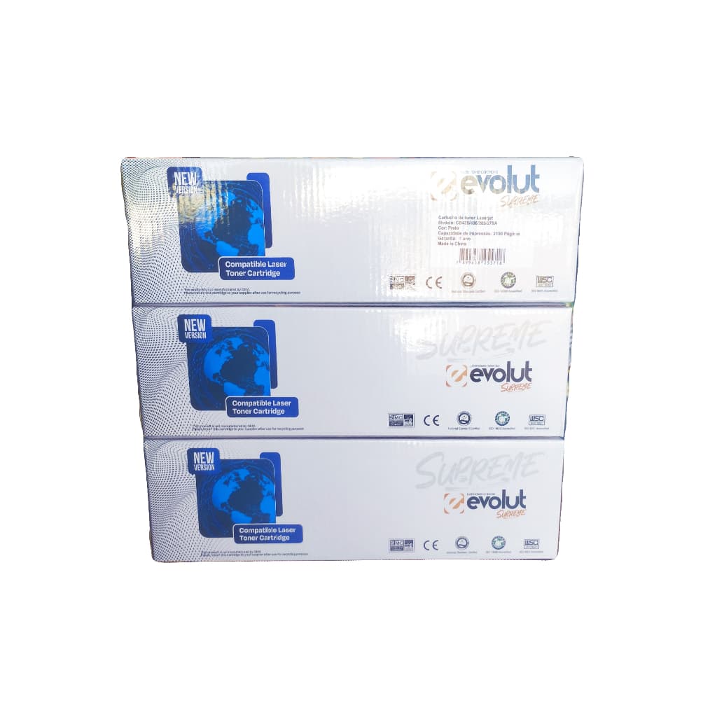 kit toner compátivel Hp CB435A CB436A CE285A CE278A | Preto | 2000 Páginas