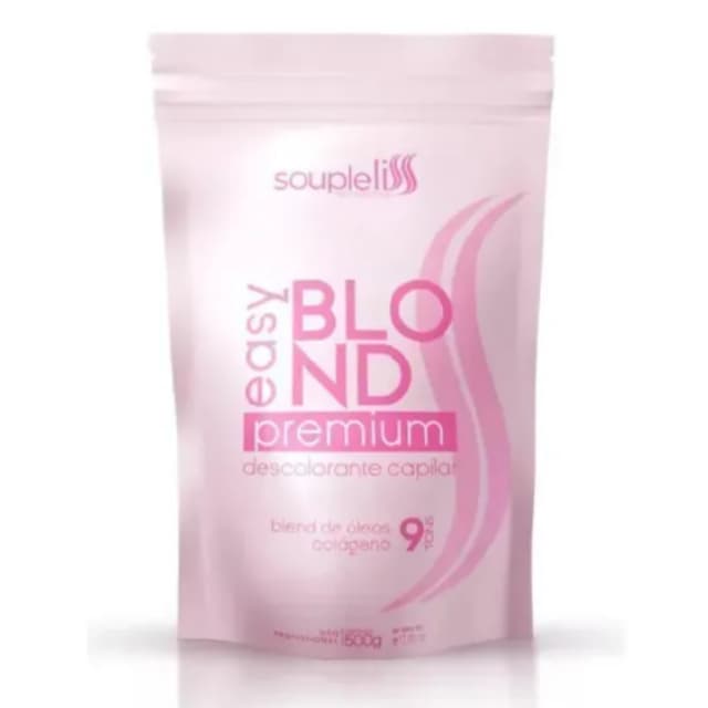Pó Descolorante Professional Easy Blond 500gr Soupleliss Tom Pó Rosa