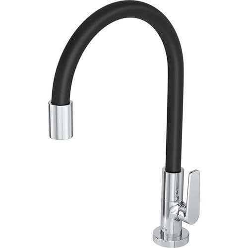 Torneira Cozinha Deca Motion Preto Bica Flexível 1167.c23.pt