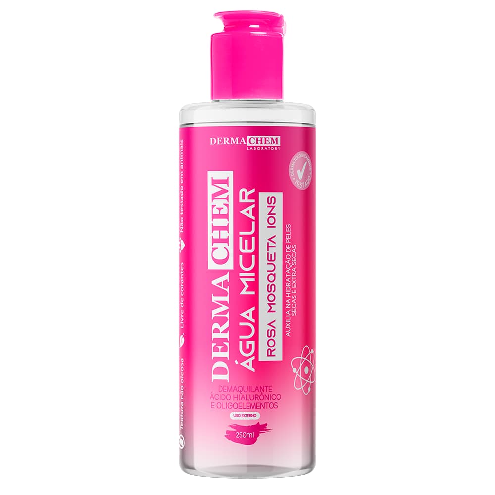 Água Micelar Rosa Mosqueta Íons 250ml Dermachem