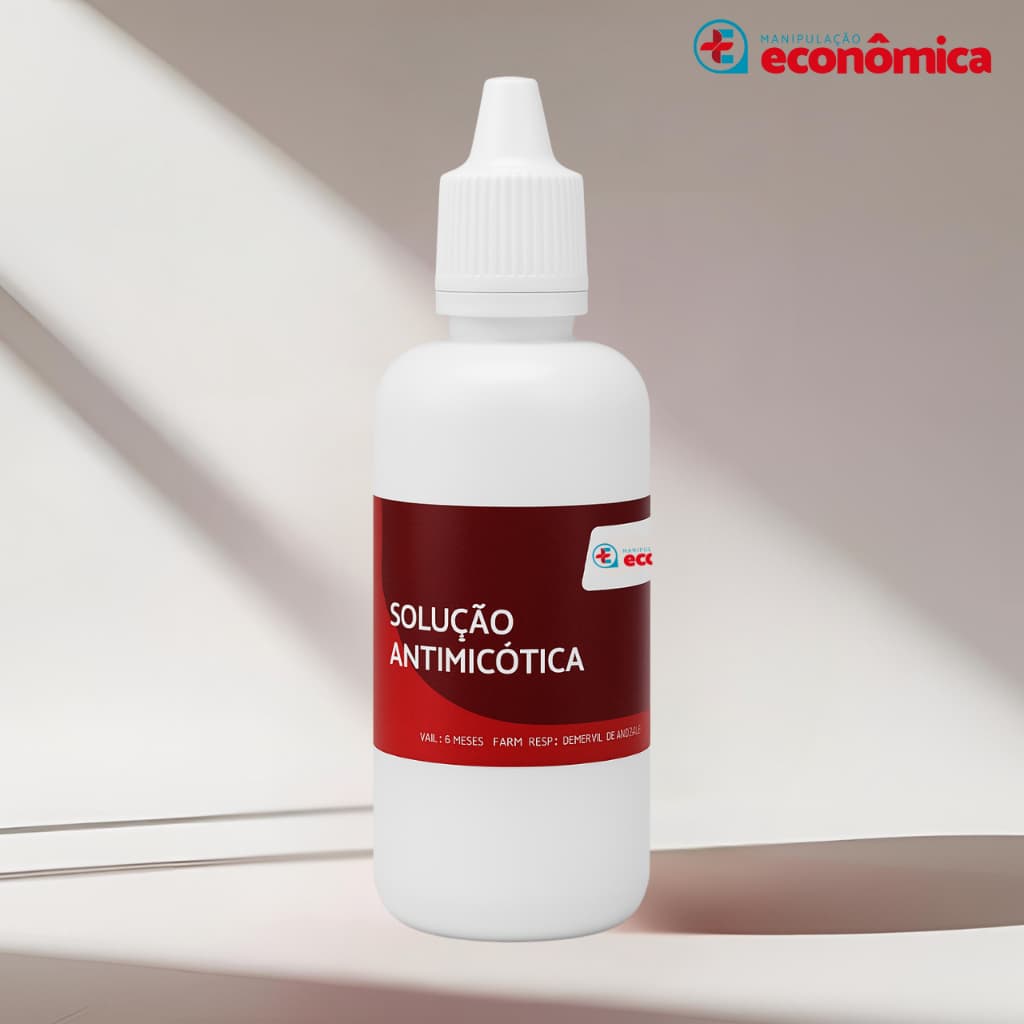 Solução Antimicótica Para Pés E Unhas 30ml / Antifúngico Contra Micose, Frieira E Pé De Atleta