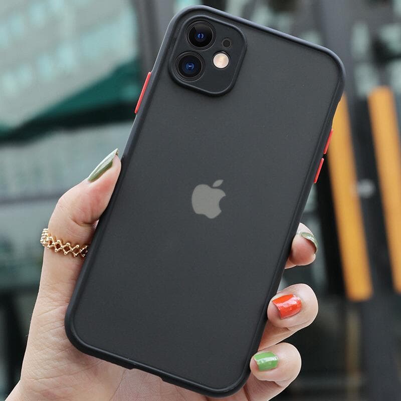 Capa Fosca + Película ceramica flexivel para iPhone 7/8/7 Plus/8 Plus/Xs Max/XR/11/12/13/14/15/15 PRO/15 PRO MAX