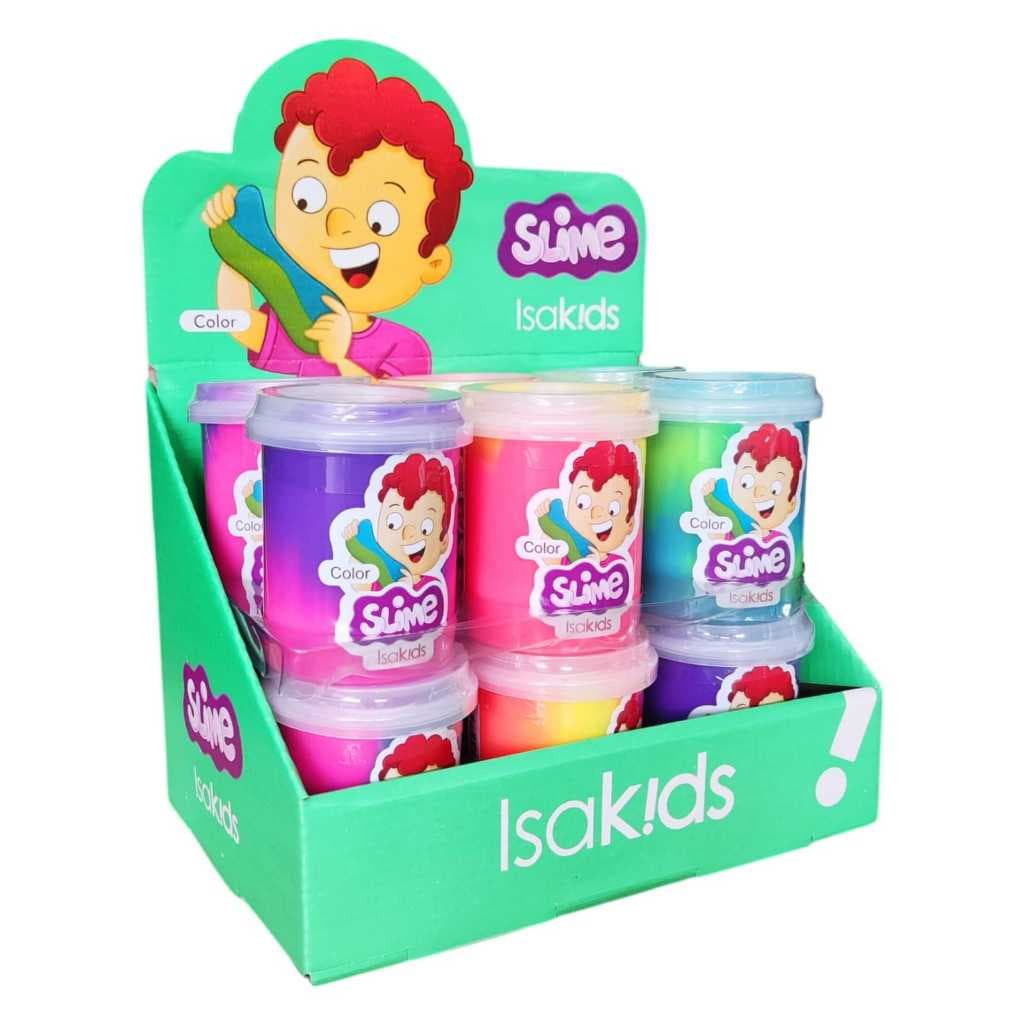 Slime Isakids Infantil Color Cores Vibrantes Masculino 152g