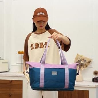 Bolsa multifuncional impermeável perfeita para viagem, camping, clube e praia. Expansível e fácil de limpar e guardar