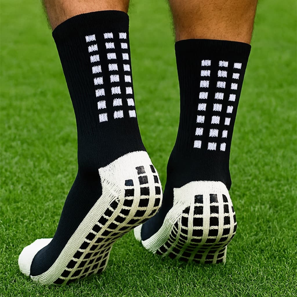 Kit 2 Pares De Meias Esportivas Futebol Antiderrapantes De Alta Qualidade