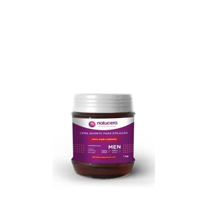 Cera para depilação hidrossolúvel Natucera Cravo 1kg