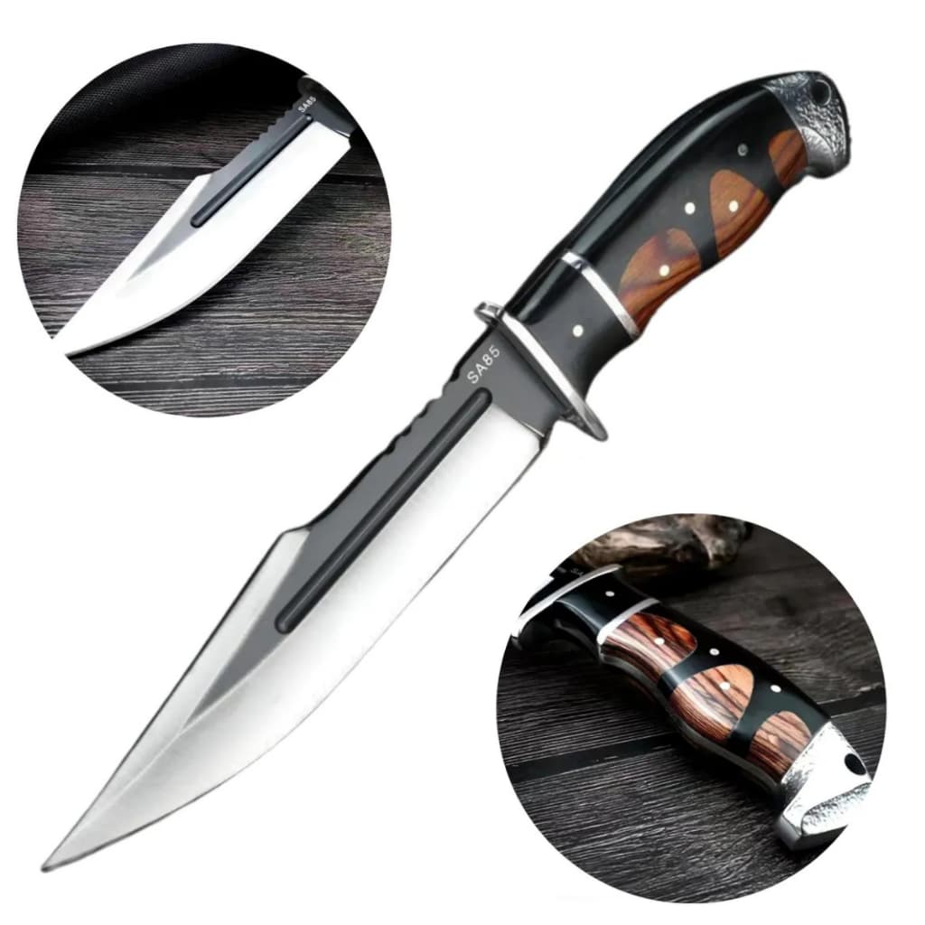 Faca Profissional Chef Churrasco Sashimi Aço Damasco Japão Cor Prateado