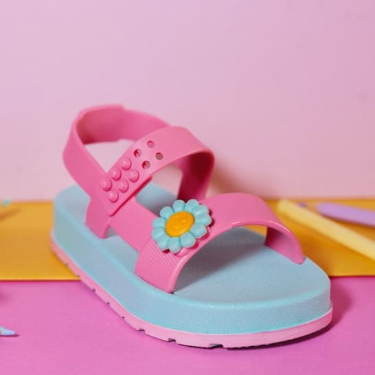 Sandalinha Bebe Menina MARGARIDA  Confortável Macia Dia A Dia Lançamento Promoção