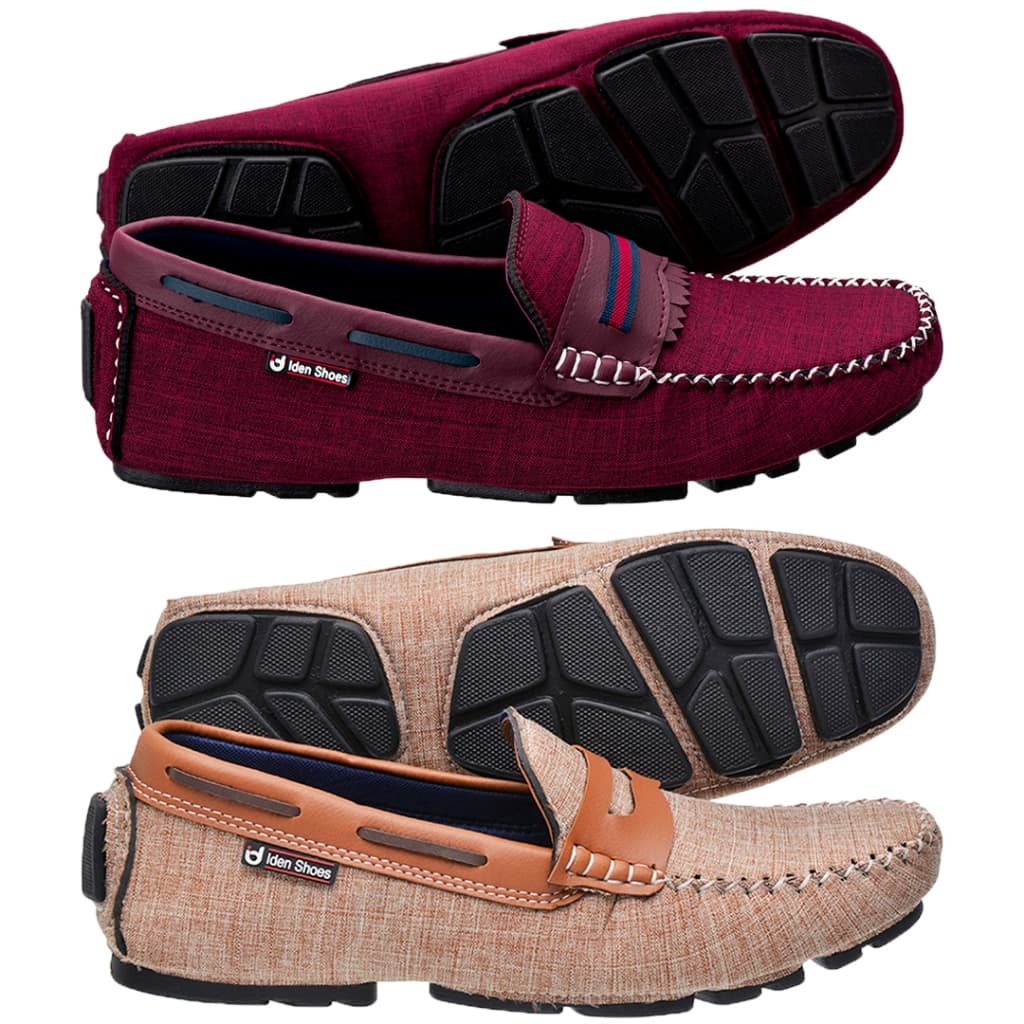 Kit 2 Pares Mocassim Sapatilha Masculina Solado Costurado Social Casual