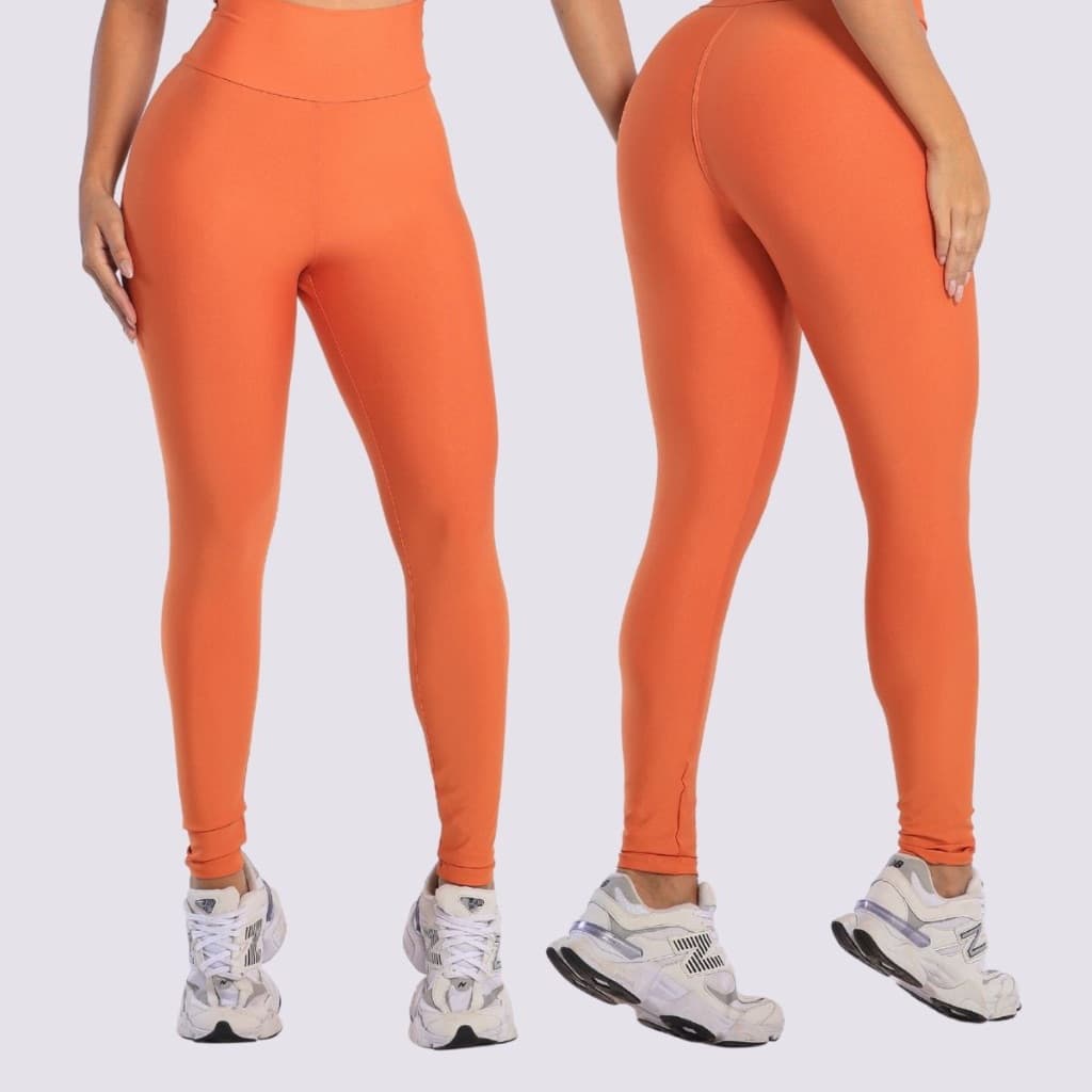 CALÇA LEGGING FITNESS FEMININA ACADEMIA CINTURA ALTA SEM TRANSPARÊNCIA TECIDO SUPER PREMIUM SUPLEX
