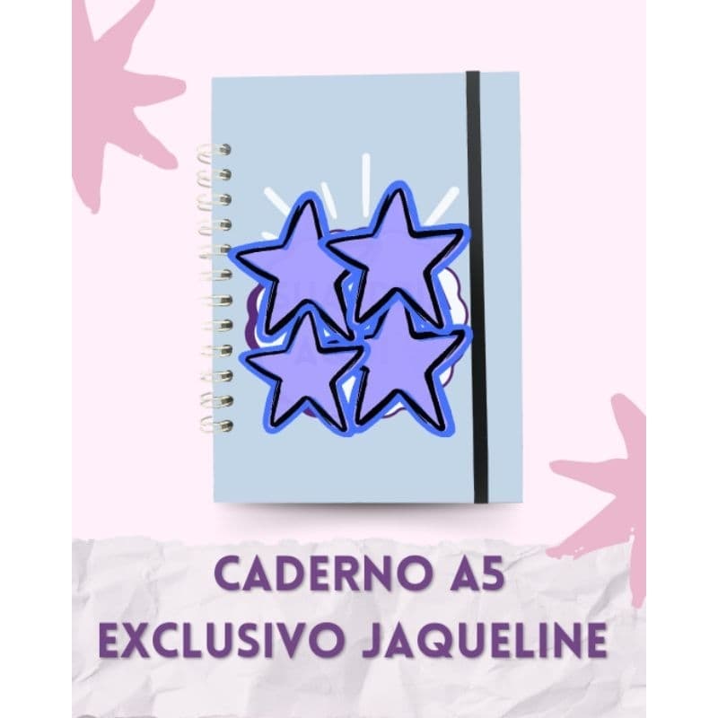 Caderno exclusivo para jaqueline