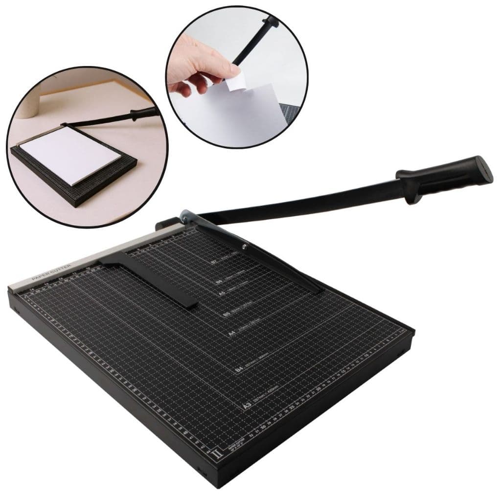 ImportWay Guilhotina de Papel A3, 10 Folhas, Preto