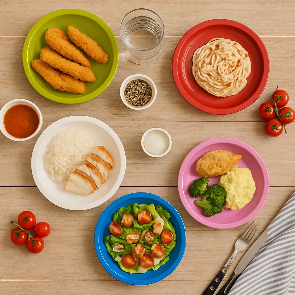 30 Pratos Plásticos Fundo Refeição 21cm Colorido Reutilizável Lavável Kit Festa Escola Uso Diário Atacado Durável