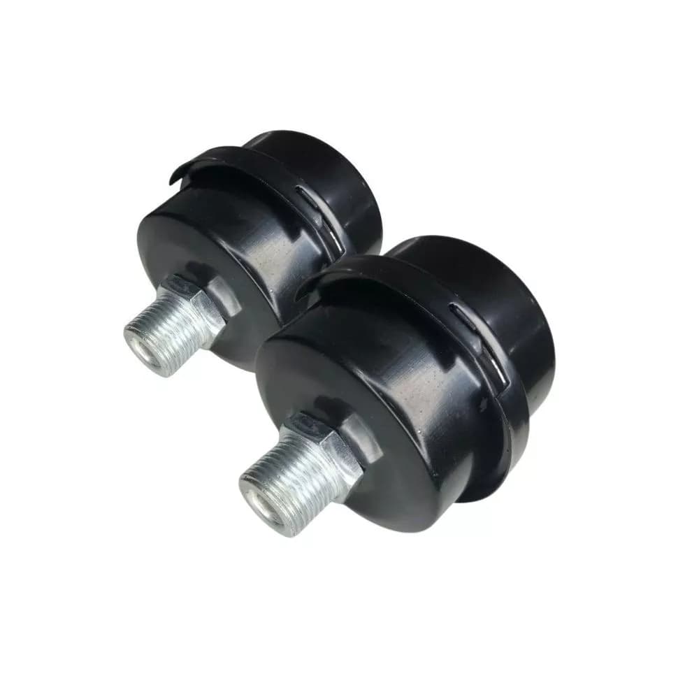 KIT 2 FILTRO EM AÇO 3/8 COM ELEMENTO FILTRANTE PARA COMPRESSOR DE AR