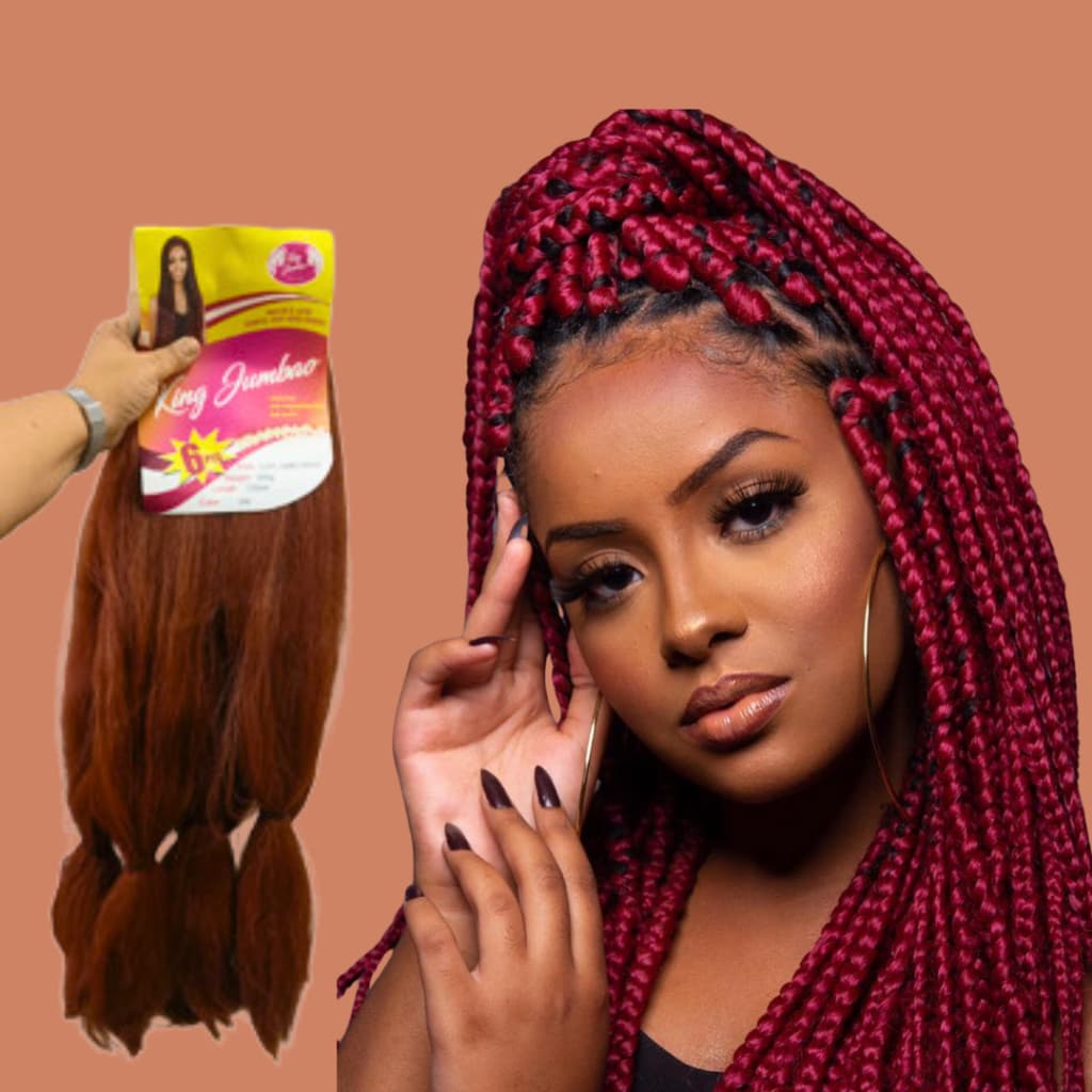 King Jumbão  Para Tranças 400gramas tranças longas, Twist, box Braid, Dread