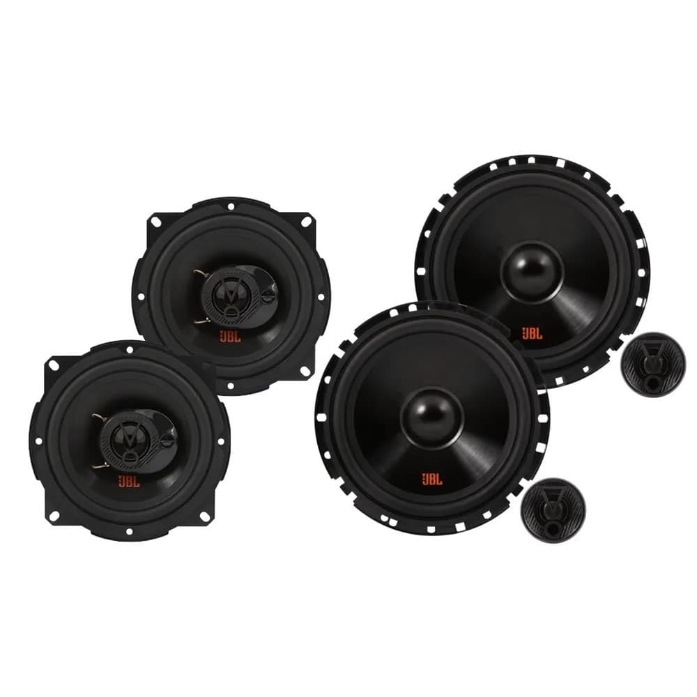 Kit 4 Alto Falantes JBL 6" e 5" Kit 2 vias 62VFX55 + Triaxial 5TRFX55 220w Rms 4 Ohms Flex 4