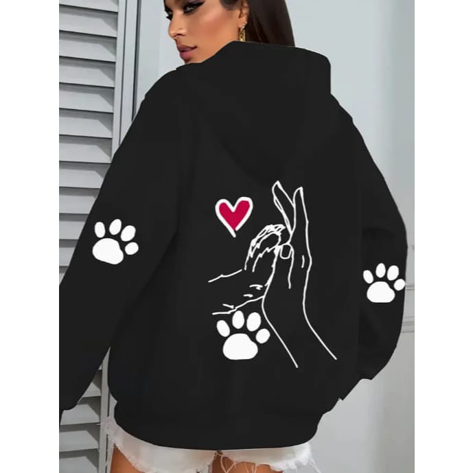 Moletom Blusa de Frio Casaco Amor Confecção Com Quatro Patas Novo!
