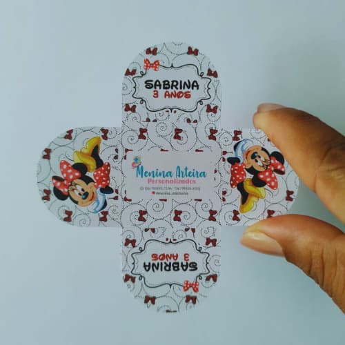 Forminhas 4 Pétalas Minnie para Festas Aniversários Forminhas para Doces Confeitaria
