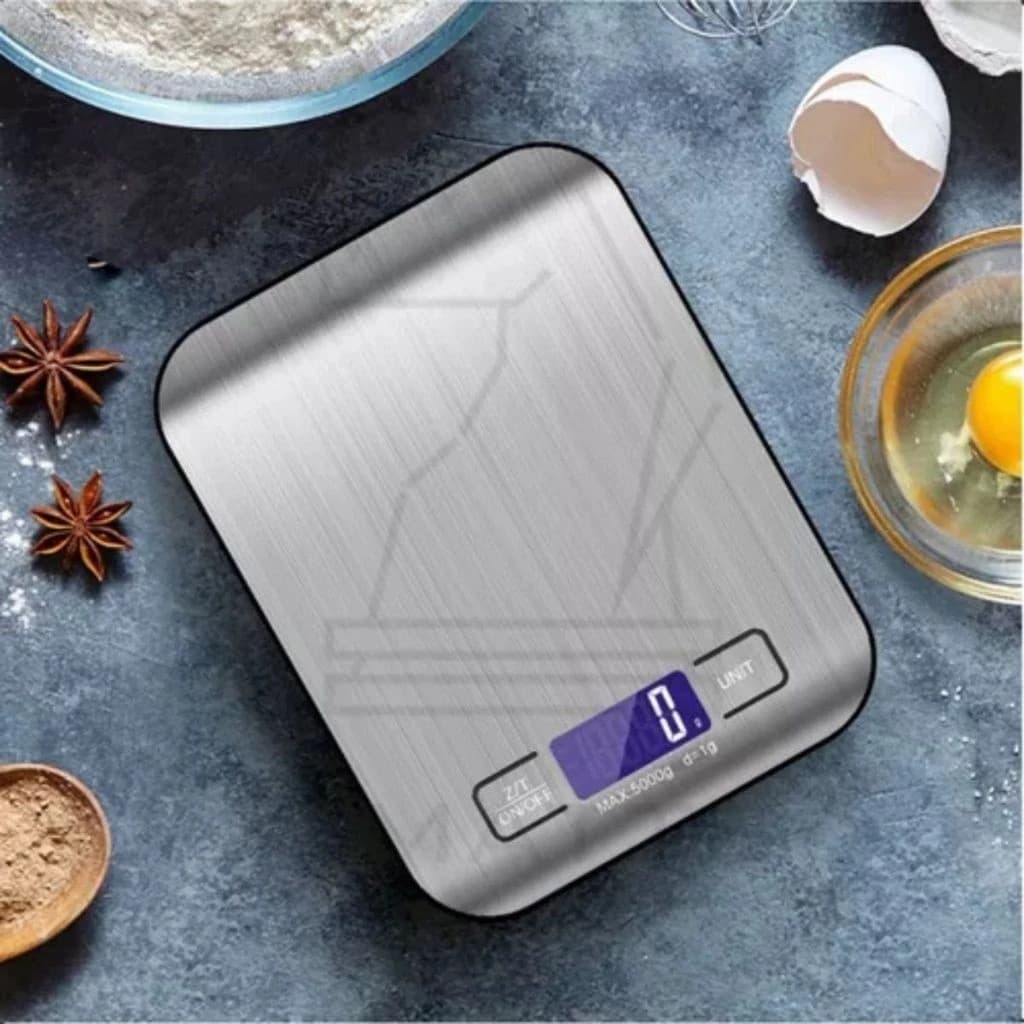 Balança digital de cozinha Inox 10Kg-Lucky