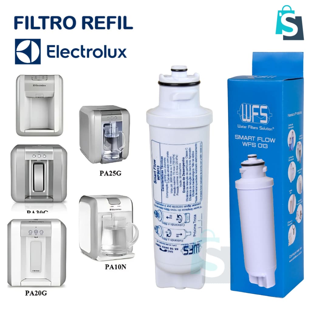 Refil Filtro com Dolomita para purificadores Electrolux - WFS013 SMART FLOW